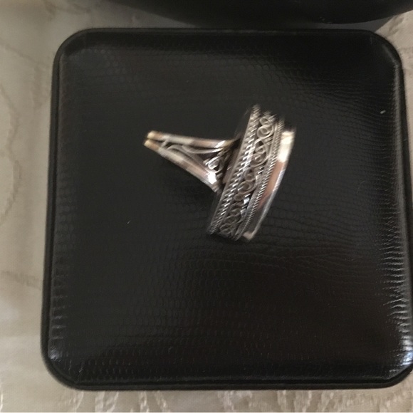 🌹Host Pick🌹-Sterling Silver Pink Tourmaline large stone ring/size 8/NWOT - Picture 6 of 10